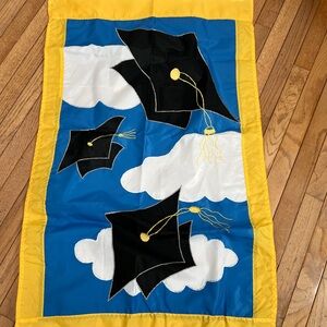 Graduation Cap house flag